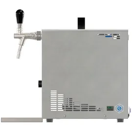 ich-zapfe Komplett Set - Zapfanlage, Bierkoffer, Durchlaufkühler, Bierzapfanlage PYGMY 25 1-leitig Trockenkühler, 35 Liter/h, Zapfkopf:Flach