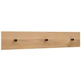 DIETER KNOLL Hakenleiste Anthrazit, Eiche Holz, Metall , , furniert 80x15x2 cm , Made in Germany, DGM-Klimapakt, Aufhängemöglichkeit , Garderobe, Garderobenhaken,