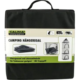 CALIMA Camping Hängeregal schwarz 30 x 30 x 110 cm