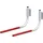 Alfer Universal-Fahrradhalter 550 x 270 mm rot