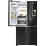 Haier HCW9919FSGB Cube mit Big Touch Display Front aus Glas schwarz WIFI CONNECTED - Schwarz