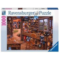 Ravensburger Puzzle Opas Schuppen, 1000 Puzzleteile bunt