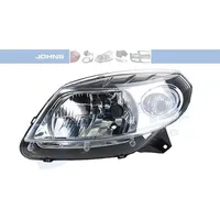 Johns Scheinwerfer H4, chrom ohne Stellmotor für Dacia Sandero