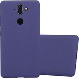 Cadorabo TPU Frosted Cover Nokia 8 Sirocco), Smartphone Hülle, Blau