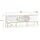 Feldmann-Wohnen Viterbo Lowboard 160x40x53cm Weiß/Gold Holz