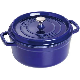 22 cm rund dunkelblau