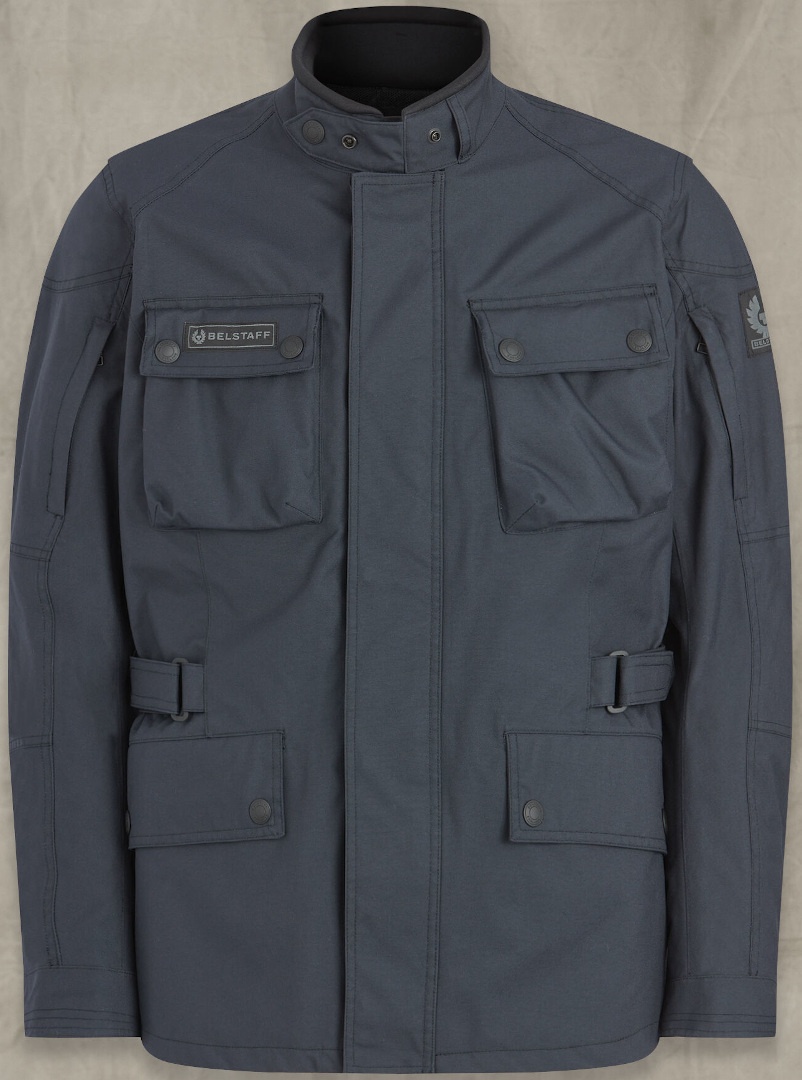 Belstaff Macklin Motorjack, blauw, S Voorman