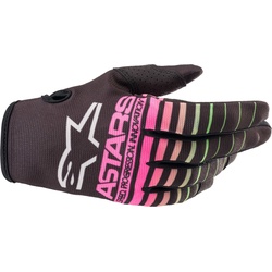 Alpinestars Radar 22 Motocross Handschuhe, schwarz-grün, Größe 2XL für Männer