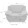 DOMO collection Sessel Pilar Kunstleder 108 x 80 x 91 cm Braun