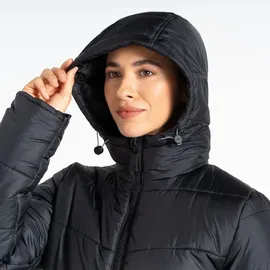 Dare 2b Distinguish Baffle Wintermantel gesteppt für Damen , Farbe:Schwarz, Größe:46 - Schwarz