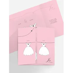 Einladungen zur Hochzeit selbst gestalten mit Spruch und Fotos im Onlinedesigner bei Meine-Kartenmanufaktur.de