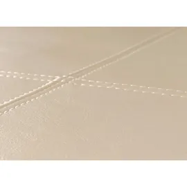 berlinlodge Aufbewahrungs-Truhe Lars XXL HxBxT 45x180x45cm Stoff/Textil Schriftzug Sitzbank Bank