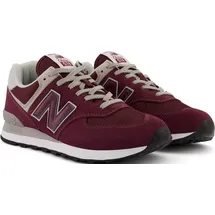 New Balance 574v3 Herren Burgundy / White 44,5