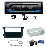 JVC KD-DB922BT Bluetooth DAB Einbauset für Beetle Jetta Sharan Tiguan T5