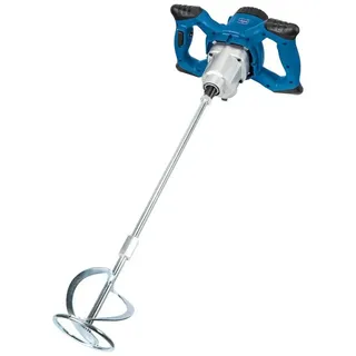 SCHEPPACH PM1400 1400W | 2-Gang-Getriebe mit variabler Drehzahl 570 / 760min1 inkl. Mörtel 580mm und Farbquirl 590mm mit M14 Gewinde