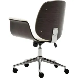 vidaXL Bürostuhl Kunstleder Weiß