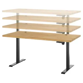Bega Schreibtisch TOULOUSE Eiche / Braun / Schwarz