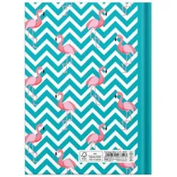 RNK Notizbuch Flamingo blau 46751 A5/96BL punktiert