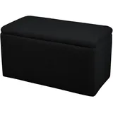 Svita Sitzbank Leaf Teddy-Bouclé mit Stauraum 0 x 0 x 0 cm Schwarz