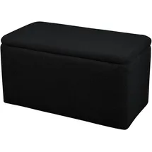 Svita Sitzbank Leaf Teddy-Bouclé mit Stauraum 0 x 0 x 0 cm Schwarz