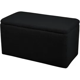 Svita Sitzbank Leaf Teddy-Bouclé mit Stauraum 0 x 0 x 0 cm Schwarz