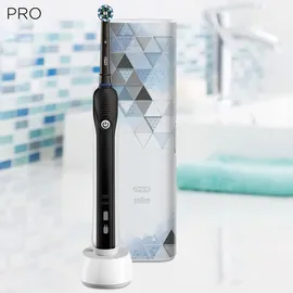 Oral-B Pro 1 750 Design Edition schwarz + Reiseetui