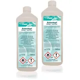Fluid-Tec 2 Liter Scherkopfreiniger Nachfüllflüssigkeit für Reinigungskartusche, Rasierer Reinigungsflüssigkeit kompatibel mit Braun Reinigungsstation Serie 3/5/7/9