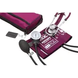 ADC Taschen-Aneroid-/Stethoskop-Set für Erwachsene ADC Pro's Combo II SR mit Blutdruckmessgerät Prosphyg 768 und Stethoskop Adscope Sprague 641 und passender Nylon-Transporttasche, lila