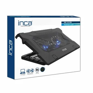 inca INC-321RX Laptopkühler Notebookkühler geeignet für 7-17-Zoll-Laptops 2x140mm Lüfter