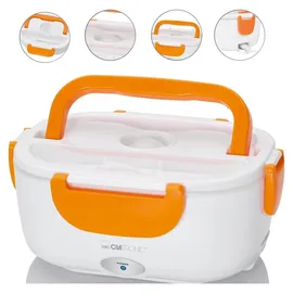 Clatronic LB 3719 263890 Elektrische Lunchbox Weiß, Orange