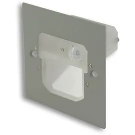 ISOLED Wandeinbauleuchte Kunststoff, Metall 4,0 cm inkl. PIR Sensor schwarz