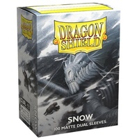 Dragon Shield - 60 Japanese size Dual Matte Sleeves, Farbe: Snow Nirin