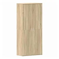 VidaXL Schuhschrank Sonoma Eiche 80x39x180 cm Holzwerkstoff