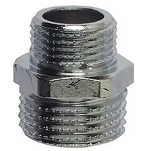 madidef Cornat chrom Red.Doppelnippel 3/4 x 1/2 Zoll , TEC386421