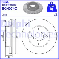 Delphi Bremsscheibe BG4974C