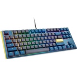 Ducky One3 Daybreak Tastatur USB UK Englisch Blau, Grau