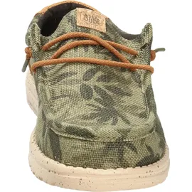 HEYDUDE Wally Palm Jute Herren Burnt Olive/Ginger Brown 43