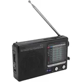 Tragbares Multi-Band Radio FM MW SW, Mini Notfallradio für Senioren mit Langer Antenne, Kompakter Transistor-Empfänger, Batteriebetrieben, Perfekt für Outdoor-Camping & Zuhause