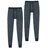 SCHIESSER Lange Unterhose Feinripp Melange Blau 3XL
