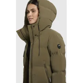 khujo Steppmantel "Loni-YM", Damen, Gr. XL (42), grün, Oberstoff: 100% Polyester. Beschichtung: 100% Polyurethan. Futter: 100% Nylon.