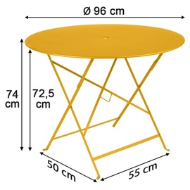 Fermob Bistro Tisch Ø 96 cm Stahl