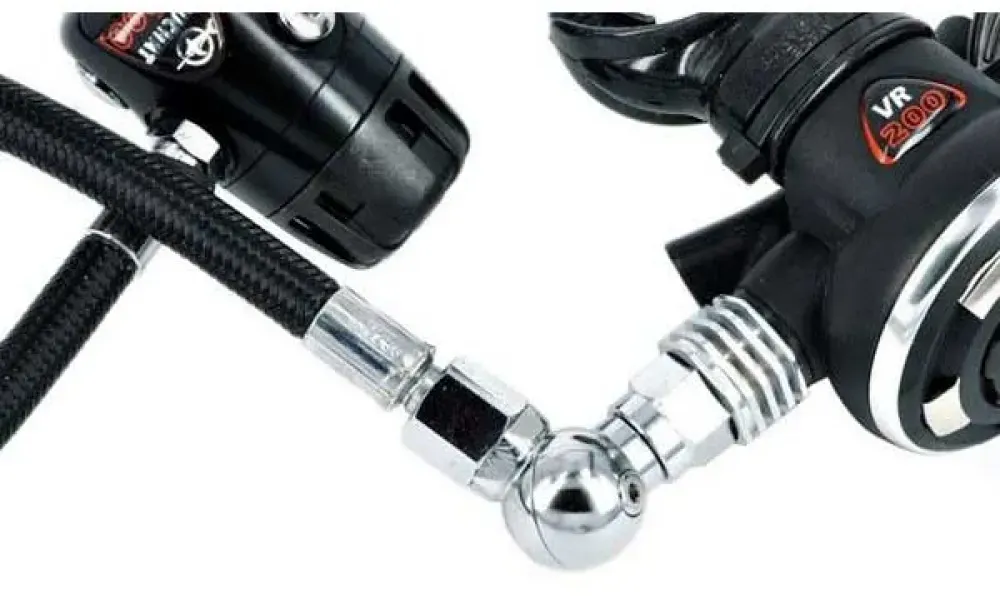 Best Divers Schwenkbarer 360-adapter - Silver - One Size