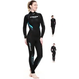 Cressi Castoro Lady Monopiece Wetsuit 5 or 7mm - Taucheranzug erhältlich in 5 oder 7 mm Neopren, Verschiedene Farben, für Frauen