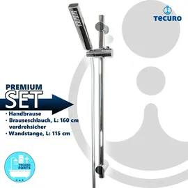 tecuro ew-036 Brauseset 1 strahlig Schwarz 160