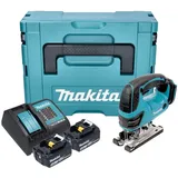 Makita DJV 180 SMXJ inkl. 2 x 4,0 Ah + Ladegerät + Makpac
