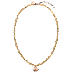 Purelei Kette Sunray mit Glasperlen Rosegold Damen 