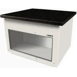 SARO Neutrales Element B 1000 mm, Farbe WEISS, Praktisches Möbelstück für die Ablage von Geschirr, 1 Stück