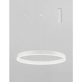 Nova Luce Motif 1-flg. 60 cm rund weiß