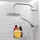 Relaxdays Duschablage, aus Edelstahl, Wandmontage, HBT: 11,5 x 16 x 16, Stauraum für Shampoo, Duschgel u. Seife, Silber