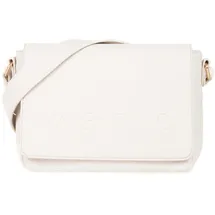 Valentino Rised Re Flap Bag Ecru